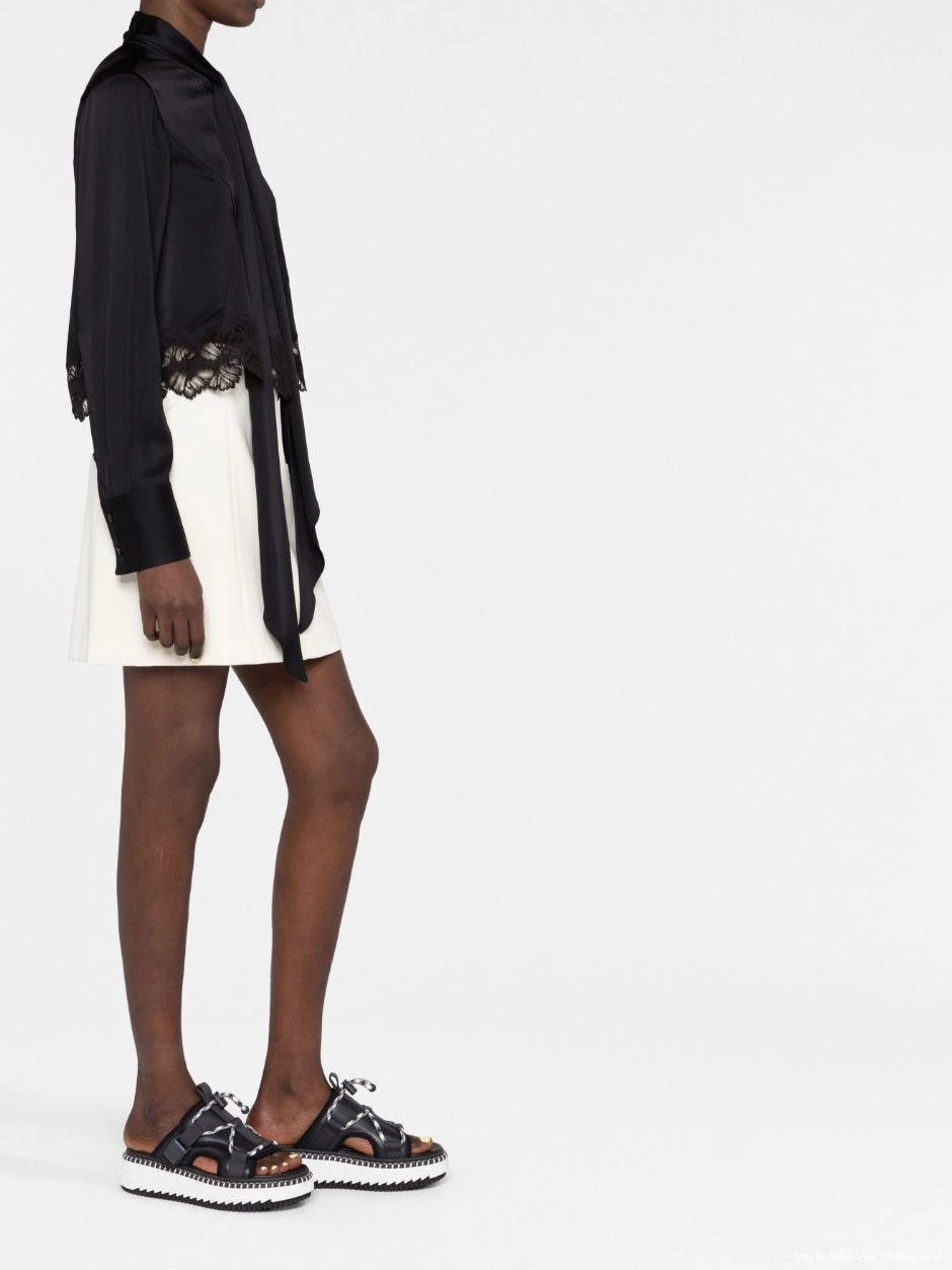 Affordable Stella long-sleeve blouse McCartney Women pussy-bow 0812